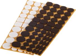 Filzgleiter Set 110-teilig,selbstkl,w,br Inhalt: 110 Produktbild