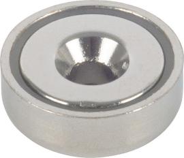Topfmagnet Neo.Ø20, H6,9,m.Senkb. Ø4,5 Inhalt: 1 Produktbild