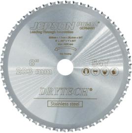 HM-Sägeblatt Drytech D=203x25,4x1,7mm 54Z für Inox Jepson Produktbild