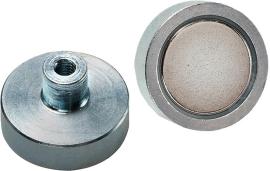 Neodym-Magnet-Flachgreifer mit Gewindebuchse Produktbild