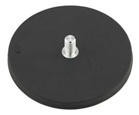 Neodym-Magnet-Flachgreifer, gummiummantelt, mit Innengeweinde Produktbild