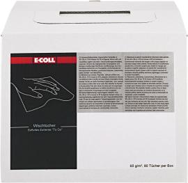 E-COLL Wischtuch Softvlies Extreme 30x38cmSpenderbox "toGo" weiß 80Tücher Produktbild