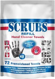 Scrubs Refill Nachfüll- Pack, 72 Tücher mit NFS Freigabe Zertifikat Nummer 160187 Produktbild