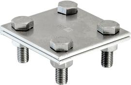 Kreuzverb. 60x60x3mm A4 flach/flach Produktbild