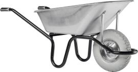 Schubkarre Aktiv Excelli um 120L, verzinkt, PU-Rad Produktbild