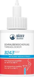 Schraubensicherung Mittelfest B243 Eco 52ml Ziehharmonikaflascheblau Produktbild