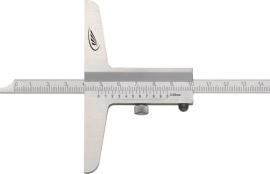 HELIOS-PREISSER Tiefenmessschieber mit gerader Messstange RCr. 1/20 12x4 300x150mm Produktbild