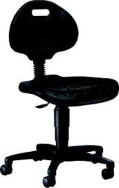 TOPSTAR Arbeitsstuhl TEC 20 PU-Schaum schwarz Sitzhöhe 420-550mm mit Rollen Produktbild