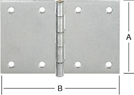 Scharnier, breit DIN 7954 D Produktbild