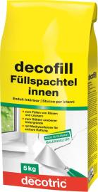 Decofill Spachtelmasse innen, 5 kg,Tüte decotric Produktbild