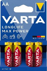 Batterie LONGLIFE VARTA Max Power AA 4er Blister Produktbild