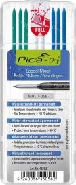 PICA Ersatzminen für Tieflochmarker Dry wasserfest weiß grün blau Produktbild