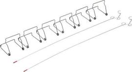 Starter-Klemm-Set zur Staubschutztür / -wand Produktbild