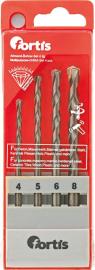 FORTIS Allzweckbohrer-Set4tl. 4 5 6 8mm Produktbild