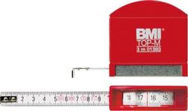 Taschenbandmaß 406 TOP M 3mx13mm weiß Sichtfensterund Edelstahlsohle BMI Produktbild