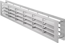 Türlüftung 500 x 100 mm, Edelstahl Produktbild