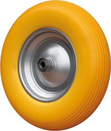 Rad vollgeschäumt 400/100Kugellager u. Achse 17mm Produktbild