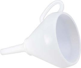HÜNERSDORFF Universaltrichter HDPE 260mm Siebeinsatz Griff Überlaufrand Produktbild