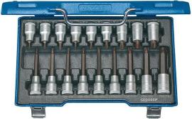 GEDORE Schraubendrehereinsatz- Satz 1/2" T20 bis T60 18-teilig Produktbild