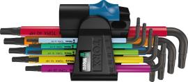 Winkelschraubendreher- Satz lang 9-teilig T8-T40 Halfefunktion Color Wera Produktbild