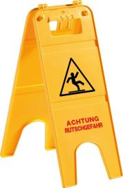 Kunststoff Warnschild Achtung Rutschgefahr Produktbild