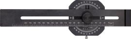 Streichmaß mit Gradmesser250mm FORTIS Produktbild