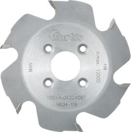 HW-Lamellen-Nutfräser 100x4,0x22 Z6W FORTIS Produktbild