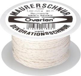 Baumwollkordel 1,0mm 30m weiß Overmann Produktbild