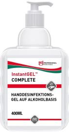 InstantGEL Complete Gel-Handdesinfektion 400 ml Pumpflasche Alkoholbasis Produktbild