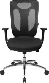 TOPSTAR Sitness Net Pro 100 Sitz B450xT460xH460- 560mm Gesamth 1070-1200mm Lehnenhöhe 650mm schw Produktbild