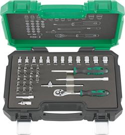 FORTIS Steckschlüsseleinsatz- Garnitur 1/4" 36-teilig Produktbild