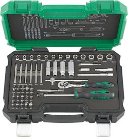 FORTIS Steckschlüsseleinsatz- Garnitur 1/4" 61-teilig Produktbild