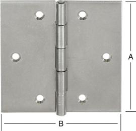 Scharnier, käntig DIN 7954 C Produktbild