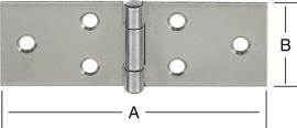 Tischband breit Ch 80x28 mm VORMANN Produktbild