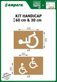 Schablonenset Schablonen KIT Handicap 60 cm & 30 cm Produktbild
