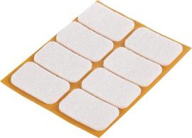 Filzgleiter klebend weiß 22x36mm Inh.8 St. fix-o-moll Produktbild