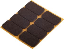 Filzgleiter klebend braun22x36mm Inh.8 St. fix-o-moll Produktbild
