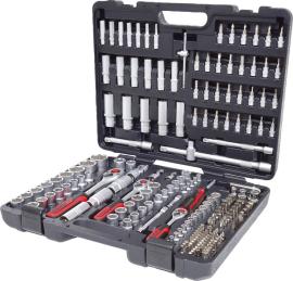 Steckschlüssel-Garnitur 1/4"+3/8"+1/2" 195-teilig KS Tools Produktbild