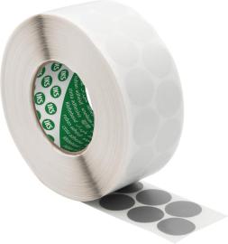 Ronden/ Klebepunkte Gewebeklebeband 30mm grau, 3.125 Stk pro Rolle Produktbild