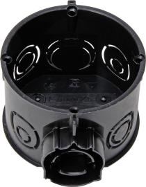 Schalter-Dose ISO 60mm Ø 45mm tief schwarz Kopp Produktbild