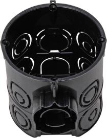Schalter-Dose ISO 60mm Ø 61mm tief schwarz Kopp Produktbild