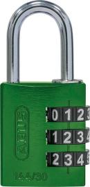 Zahlen-Hangschloss 144/30 grün Lock-Tag Produktbild