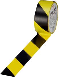 Markierungsband 75mmx33m schwarz/gelb Produktbild