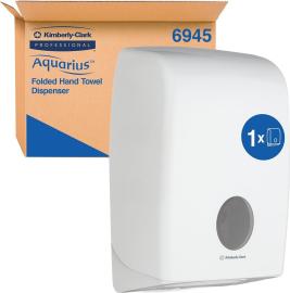Handtuchspender AQUARIUS f.Formathandt.Kunstst/w Produktbild