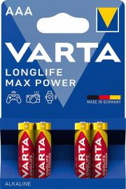 Batterie LONGLIFE VARTA Max Power AAA 4er Blister Produktbild