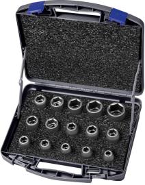 ASW Kraft- Steckschlüsseleinsatz- Garnitur 1/2" 15-teilig Produktbild