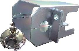 Anhängerkastensicherung klappbar mit Schloss Produktbild