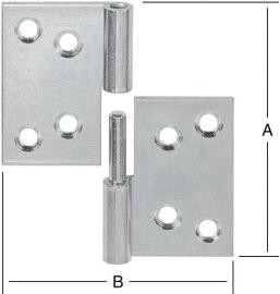 Aushebescharnier Produktbild