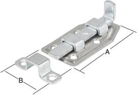 Mini-Riegel m.Schlaufe 40x22 mm verz. Produktbild