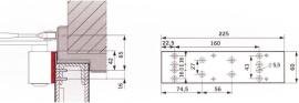 Montageplatte Nr.7380 für TS 73 silberfarb. dormakaba Produktbild